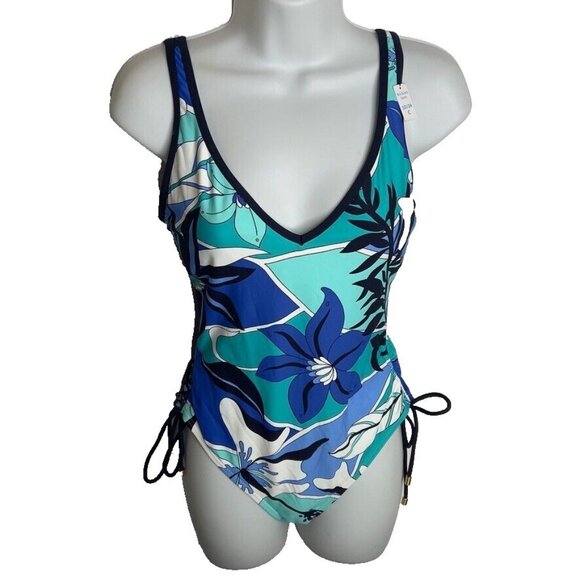 Coco Reef $142 Women's Stellar Printed One-Piece Swimsuit Size 10/34C - Picture 2 of 11